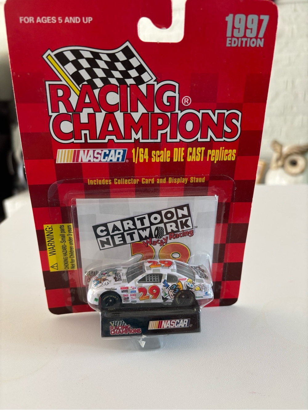 Racing Champions NASCAR Die-Cast Toy Car - White Cartoon Network #29